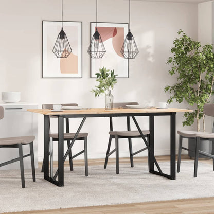 Dining Table Legs O-Frame 140X60X73 Cm Steel