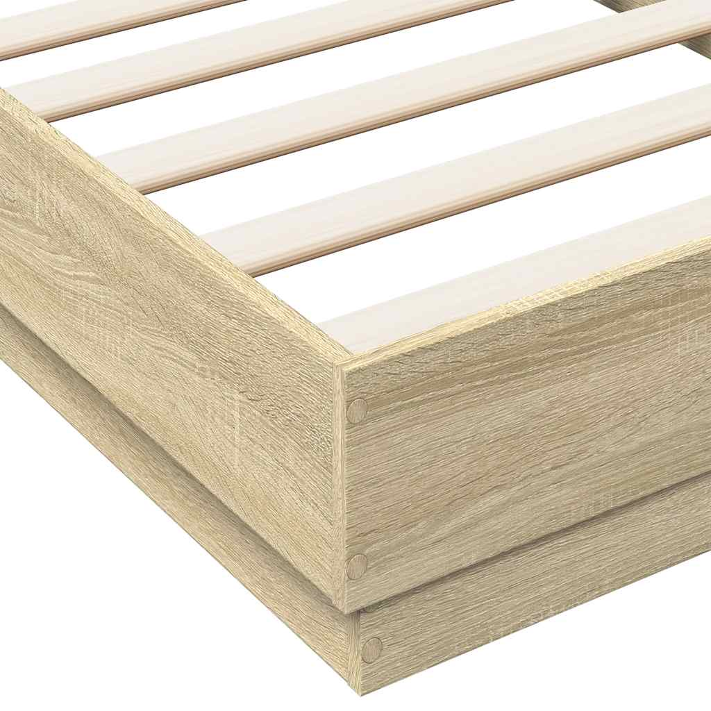 Bed Frame Without Mattress Engineered Wood