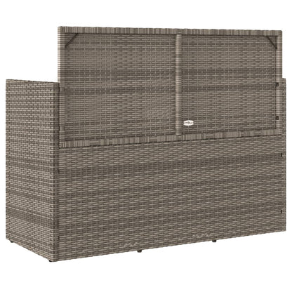 Garden Bench With Cushions Poly Rattan