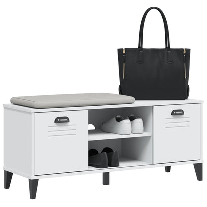 Shoe Bench Viken 106X35X45 Cm Engineered Wood