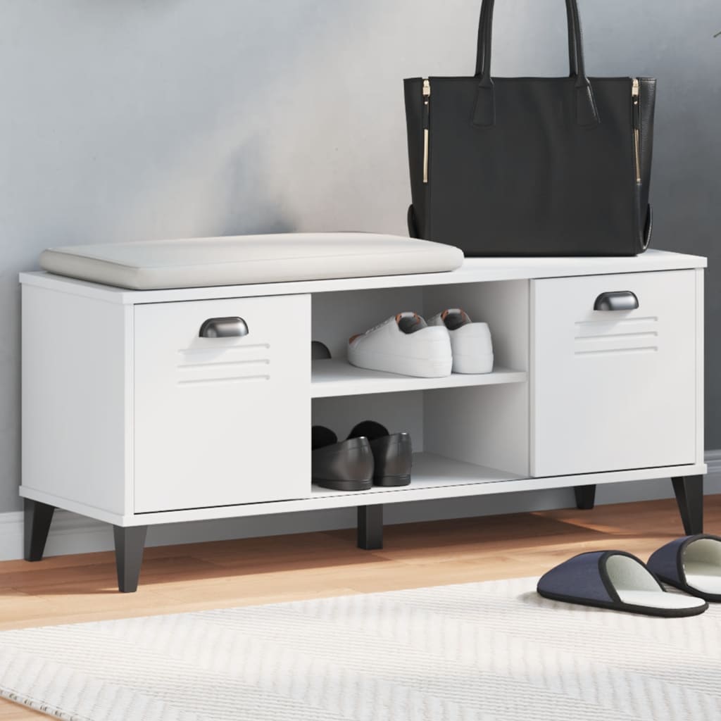 Shoe Bench Viken 106X35X45 Cm Engineered Wood