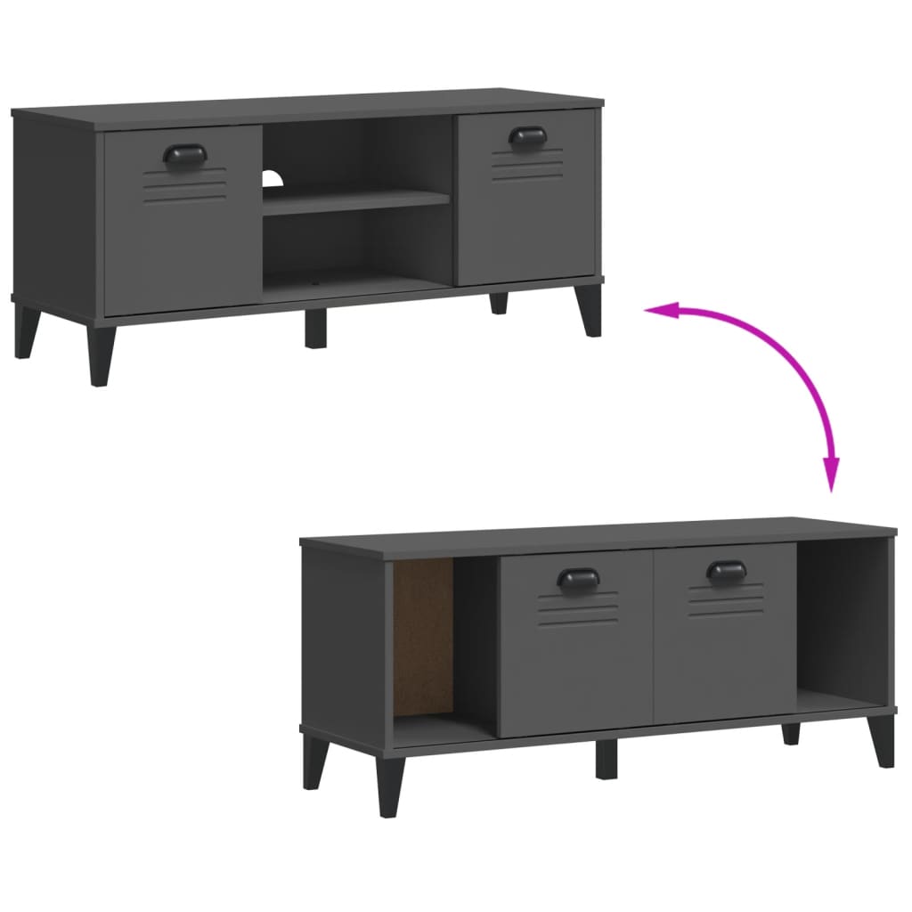 Shoe Bench Viken 106X35X45 Cm Engineered Wood