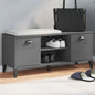 Shoe Bench Viken 106X35X45 Cm Engineered Wood