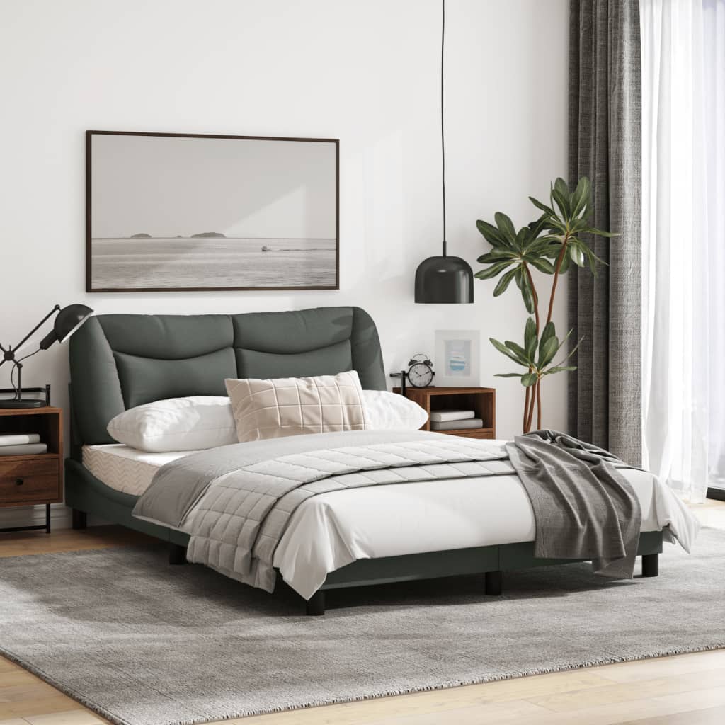Bed Frame Without Mattress "Hvar" Queen Fabric