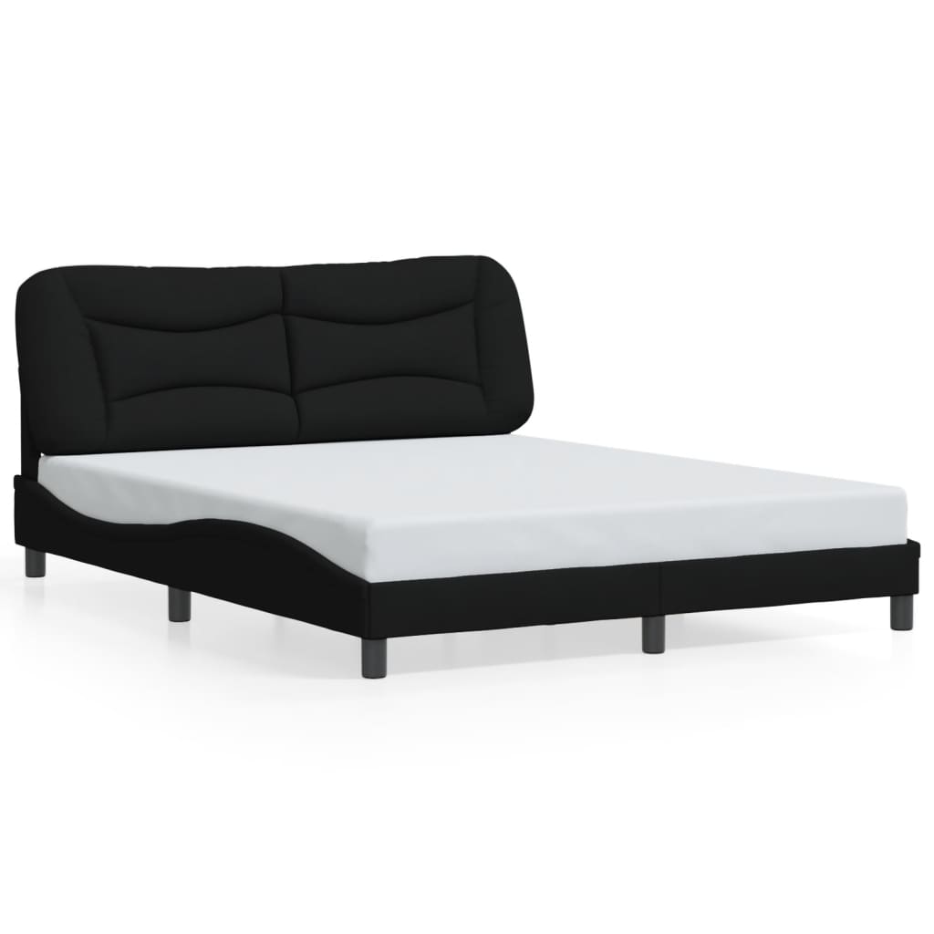 Bed Frame Without Mattress "Hvar" Queen Fabric