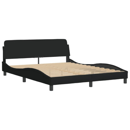 Bed Frame Without Mattress "Hvar" Queen Fabric