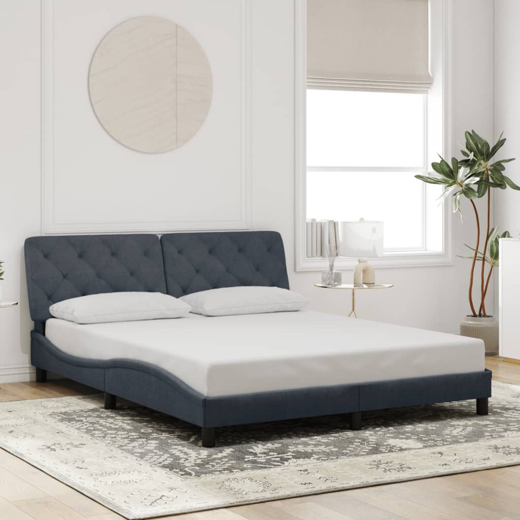 Bed Frame Without Mattress Queen Velvet