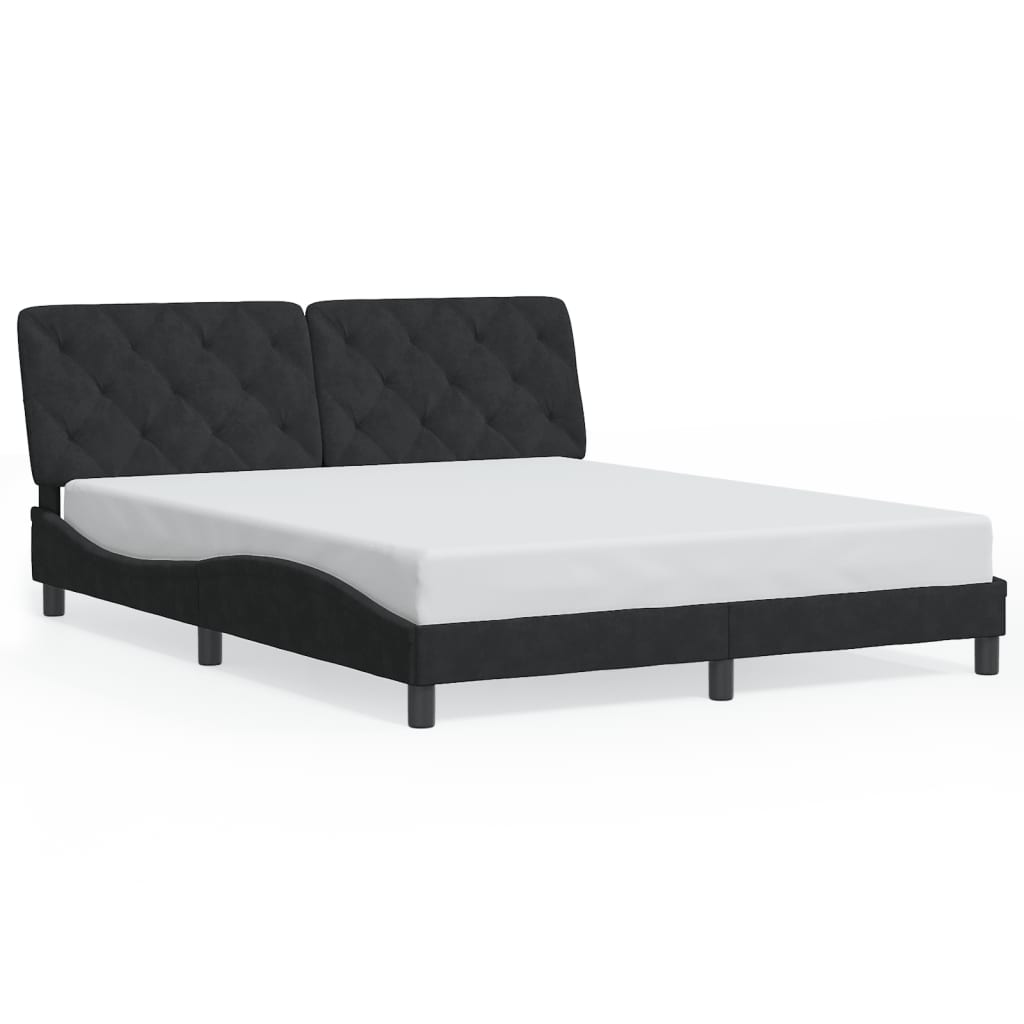 Bed Frame Without Mattress Queen Velvet
