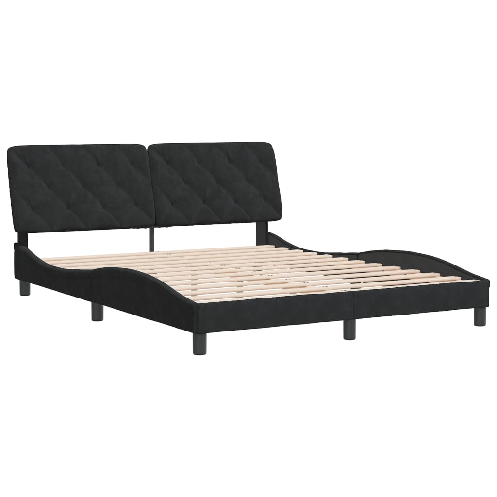 Bed Frame Without Mattress Queen Velvet