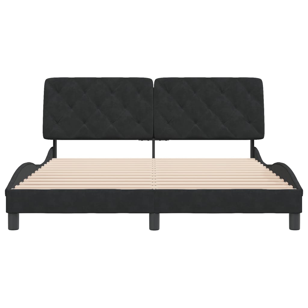Bed Frame Without Mattress Queen Velvet