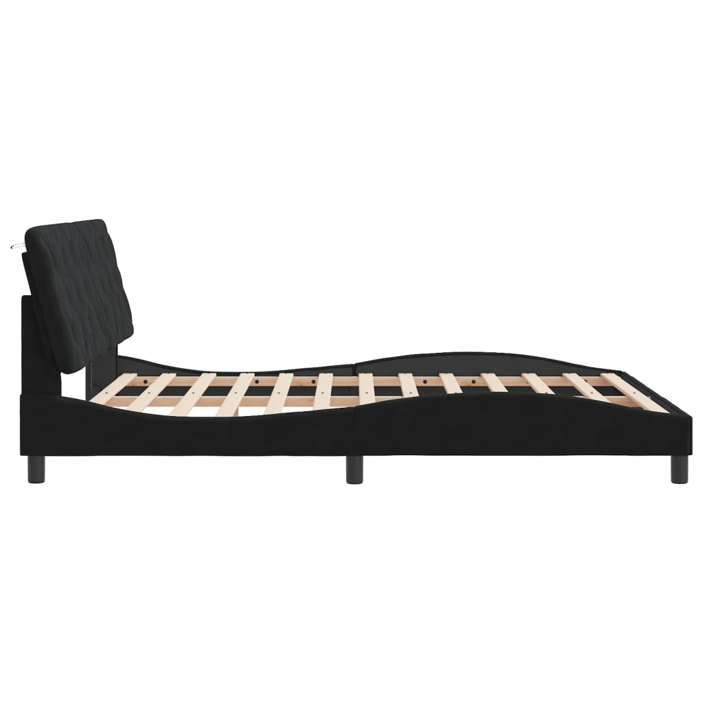 Bed Frame Without Mattress Queen Velvet