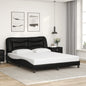 Bed Frame Without Mattress "Hvar" Queen Faux Leather