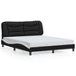 Bed Frame Without Mattress "Hvar" Queen Faux Leather
