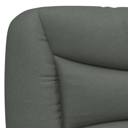 Bed Frame With Led Without Mattress "Hvar" Queen Fabric