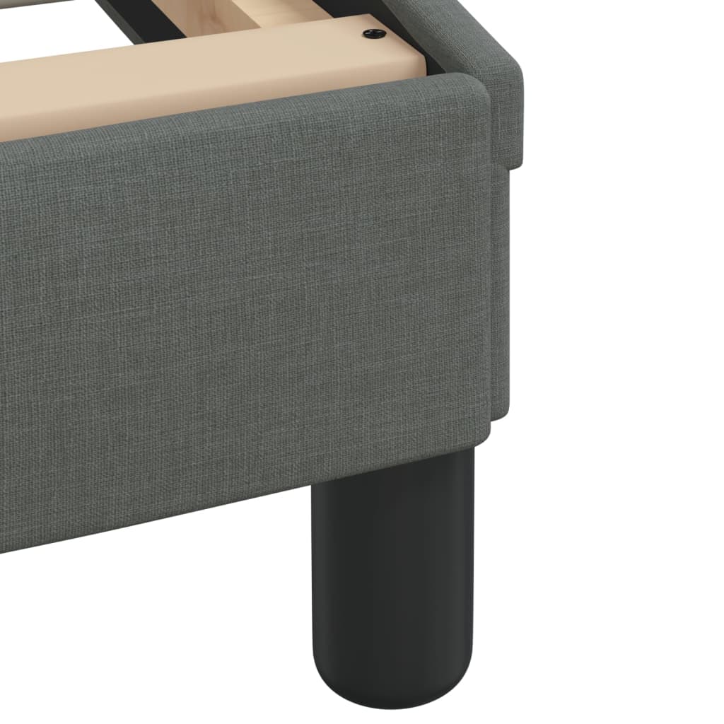 Bed Frame With Led Without Mattress "Hvar" Queen Fabric