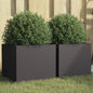 Planter Silver Galvanised Steel
