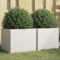 Planter Silver Galvanised Steel