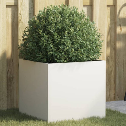 Planter Silver Galvanised Steel