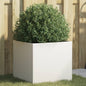 Planter Silver Galvanised Steel