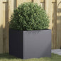 Planter Silver Galvanised Steel