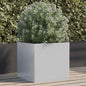 Planter Silver Galvanised Steel