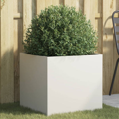 Planter Silver Galvanised Steel