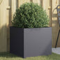 Planter Silver Galvanised Steel