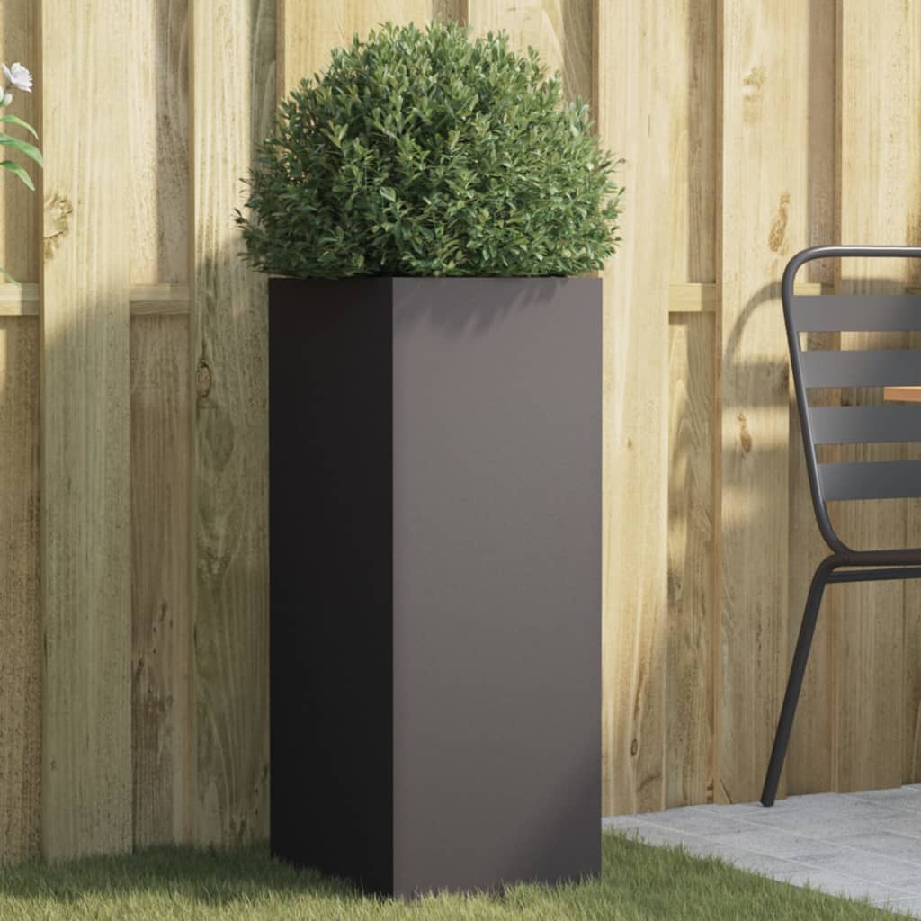 Planter Silver Galvanised Steel