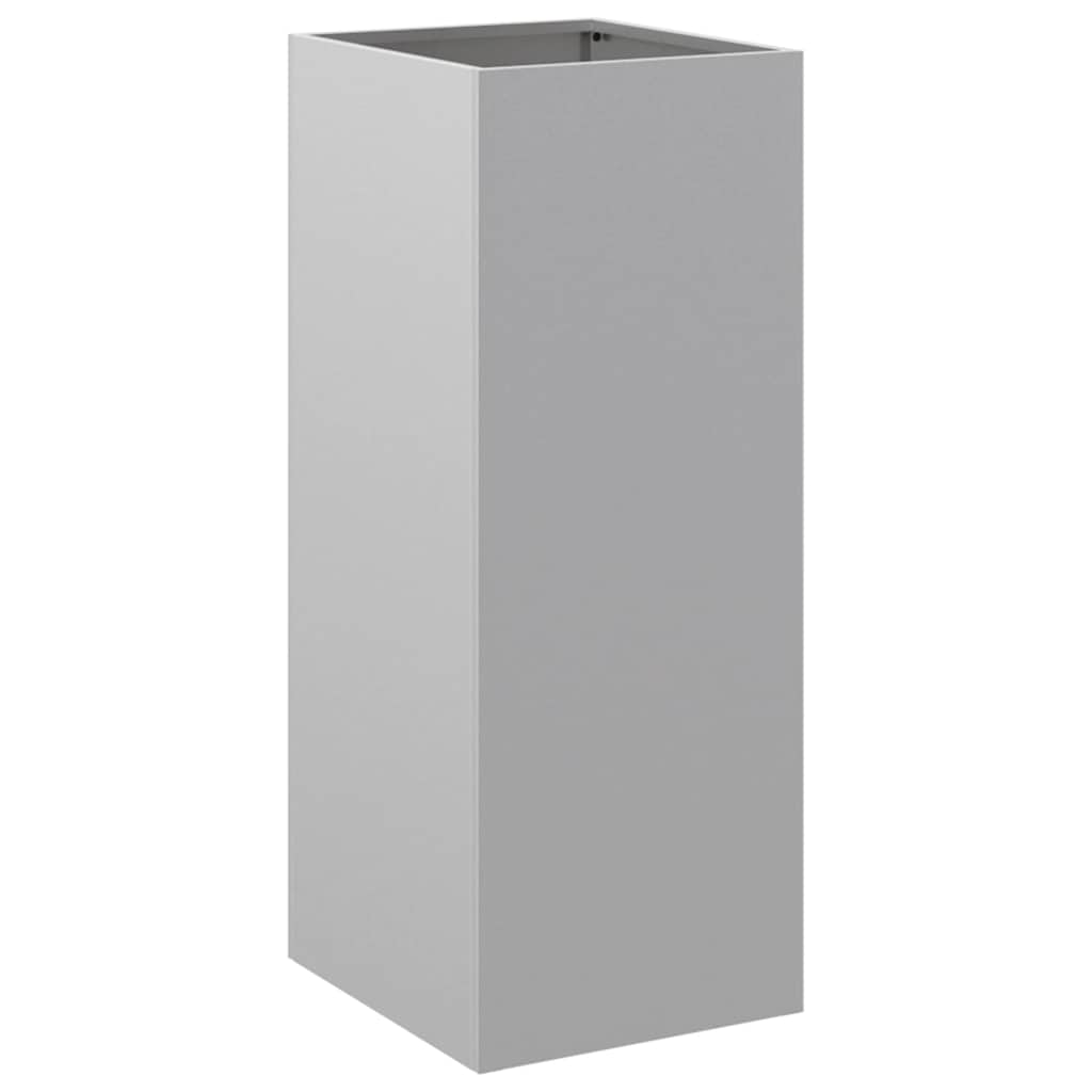 Planter Silver Galvanised Steel