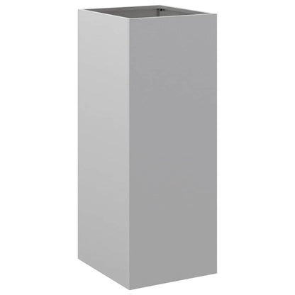Planter Silver Galvanised Steel