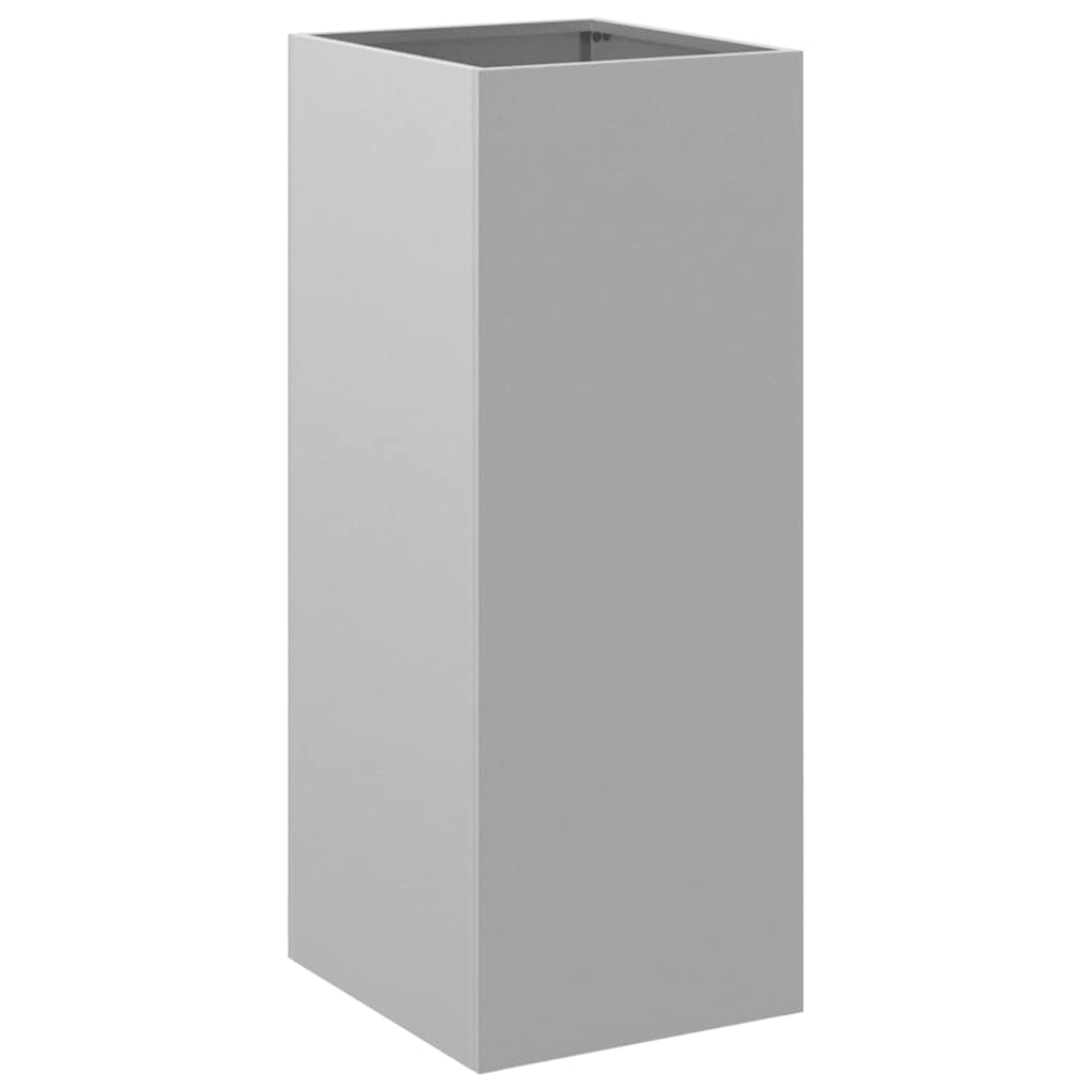 Planter Silver Galvanised Steel