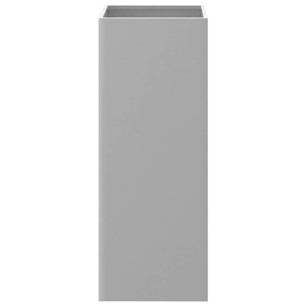 Planter Silver Galvanised Steel