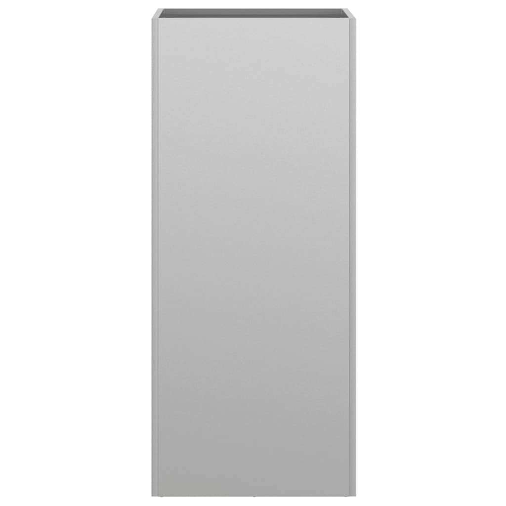 Planter Silver Galvanised Steel