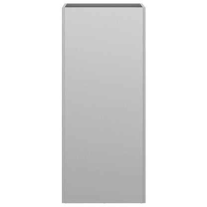 Planter Silver Galvanised Steel