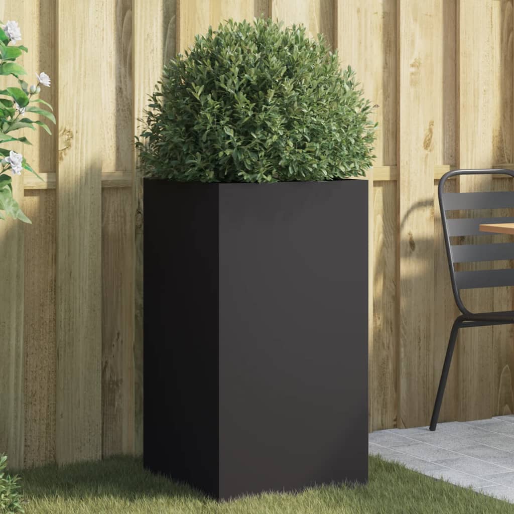 Planter Silver Galvanised Steel
