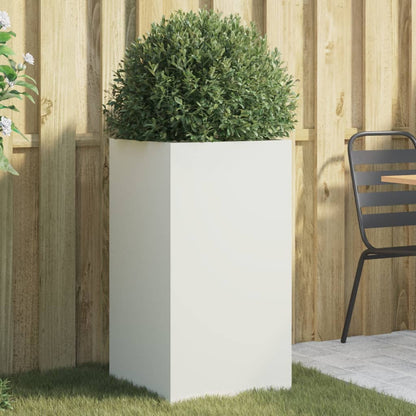 Planter Silver Galvanised Steel
