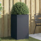 Planter Silver Galvanised Steel