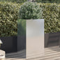 Planter Silver Galvanised Steel