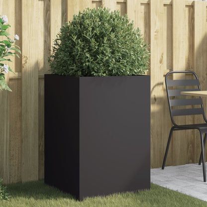 Planter Silver Galvanised Steel