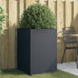 Planter Silver Galvanised Steel