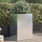 Planter Silver Galvanised Steel