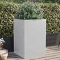 Planter Silver Galvanised Steel