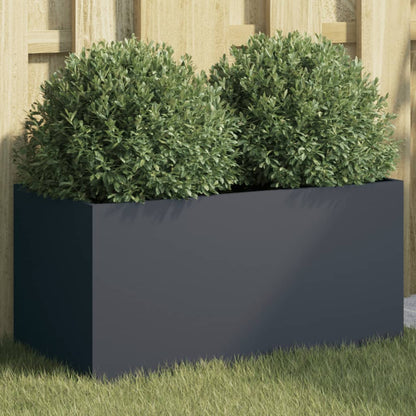 Planter Silver Galvanised Steel