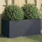Planter Silver Galvanised Steel