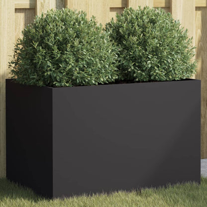 Planter Silver Galvanised Steel