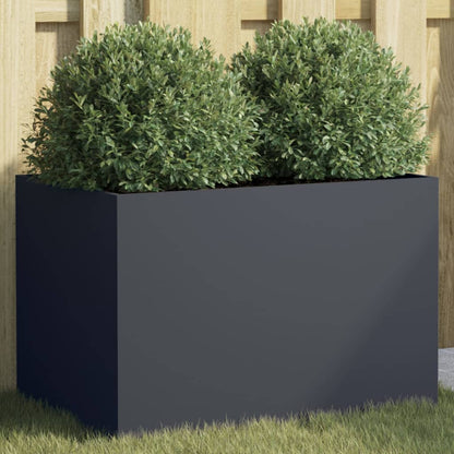 Planter Silver Galvanised Steel