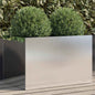 Planter Silver Galvanised Steel
