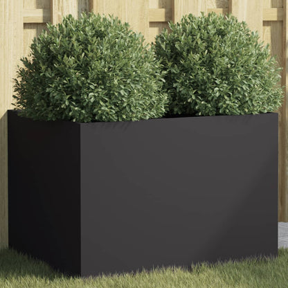 Planter Silver Galvanised Steel