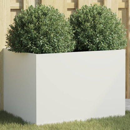 Planter Silver Galvanised Steel