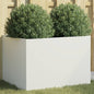 Planter Silver Galvanised Steel